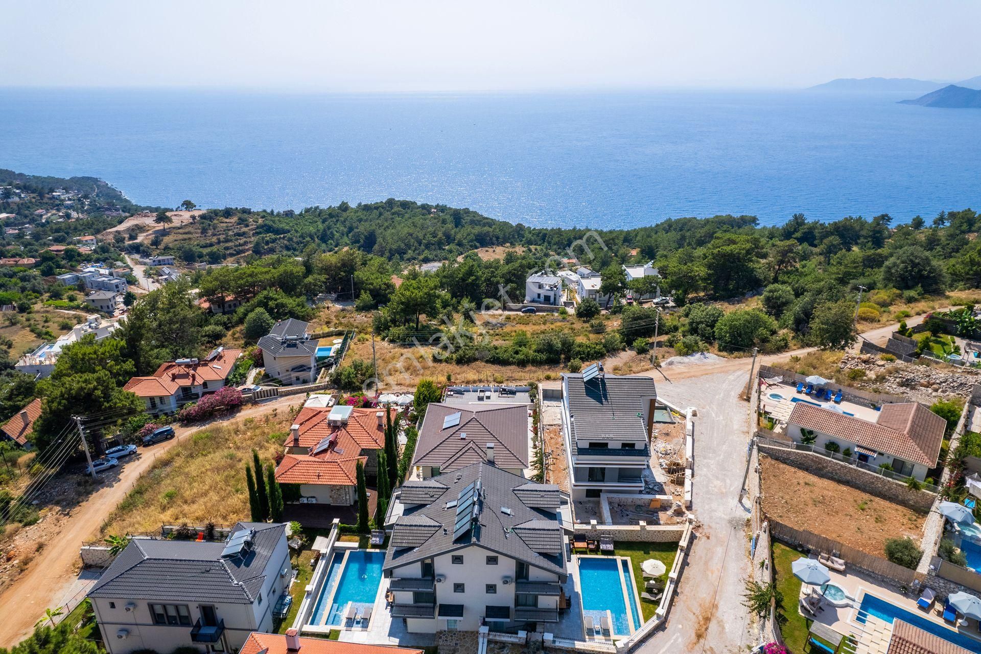 Fethiye Faralya Da Deniz Manzaralı Satılık 2 Adet Villa - Görsel 14