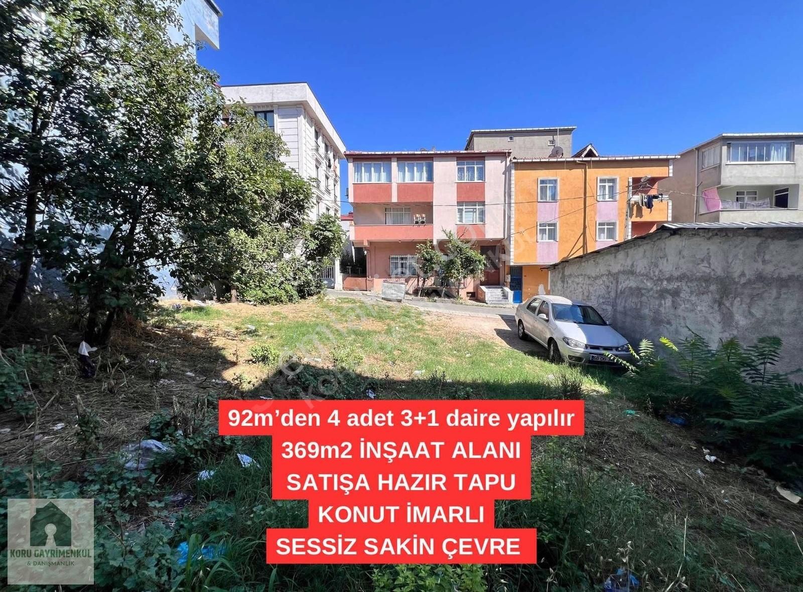 Tuzla Şifa Satılık Konut İmarlı Koru Emlak'tan Satılık 190m2 Arsa Konut İmarlı Şifa Merkez