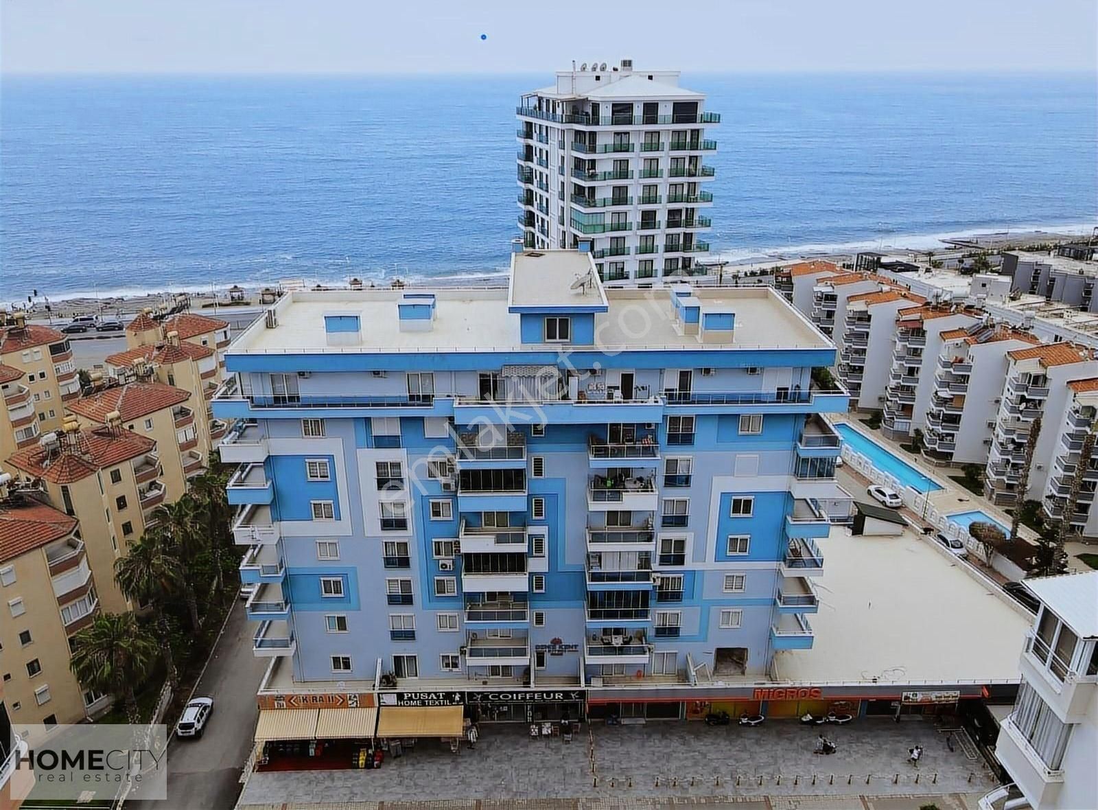 Alanya Mahmutlar Satılık Daire Alanya Mahmutlar 2+1 110m2 Eşyalı Denize 50 Metre,cadde Ü