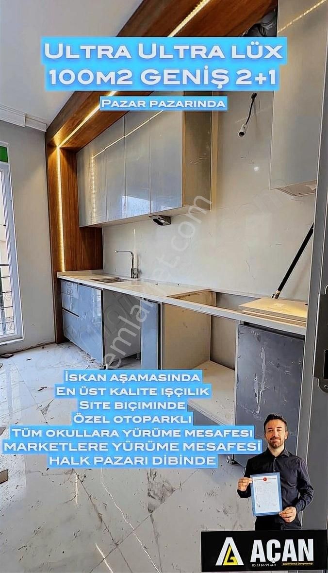 Bucak Konak Satılık Daire Açan'dan Ultra Lüx Geniş 2+1 Daire