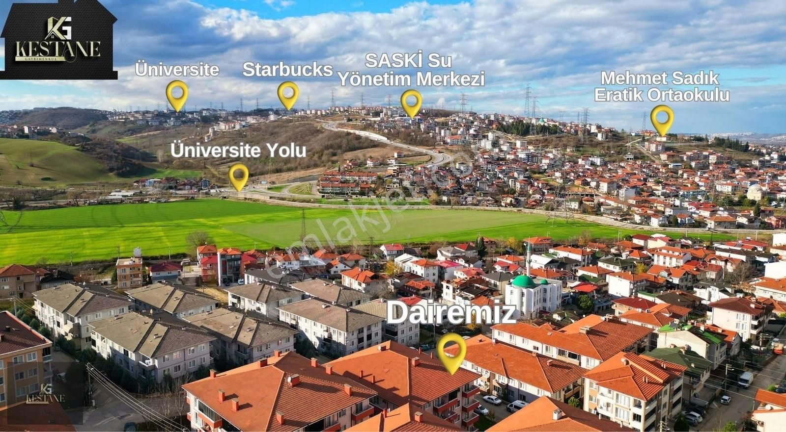 Adapazarı Maltepe Satılık Daire Maltepede 3+1 Daire