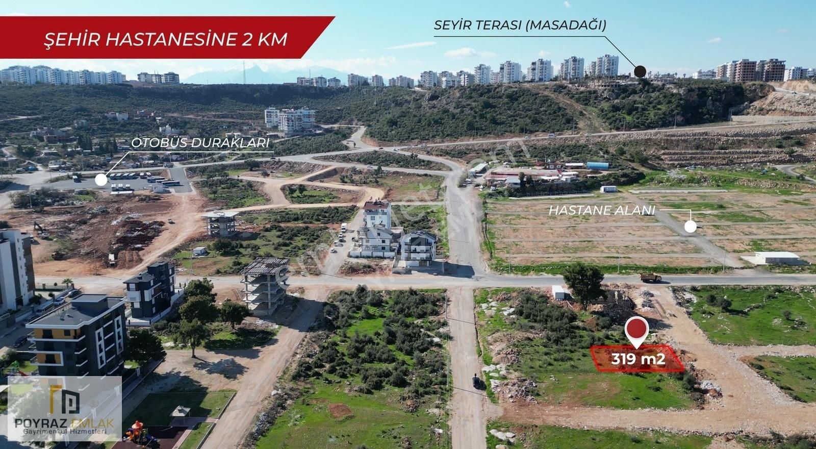 Kepez Fevzi Çakmak Satılık Konut İmarlı Şok Fırsat Poyraz'dn Satılık Fevziçakmak Mah İmarlı Arsa 319m²