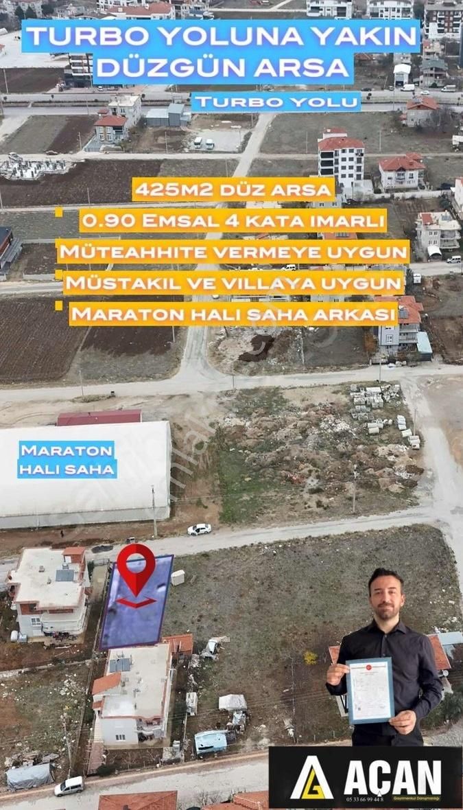 Bucak Çamlıca Satılık Konut İmarlı Açan'dan Merkezde Düzgün Arsa!