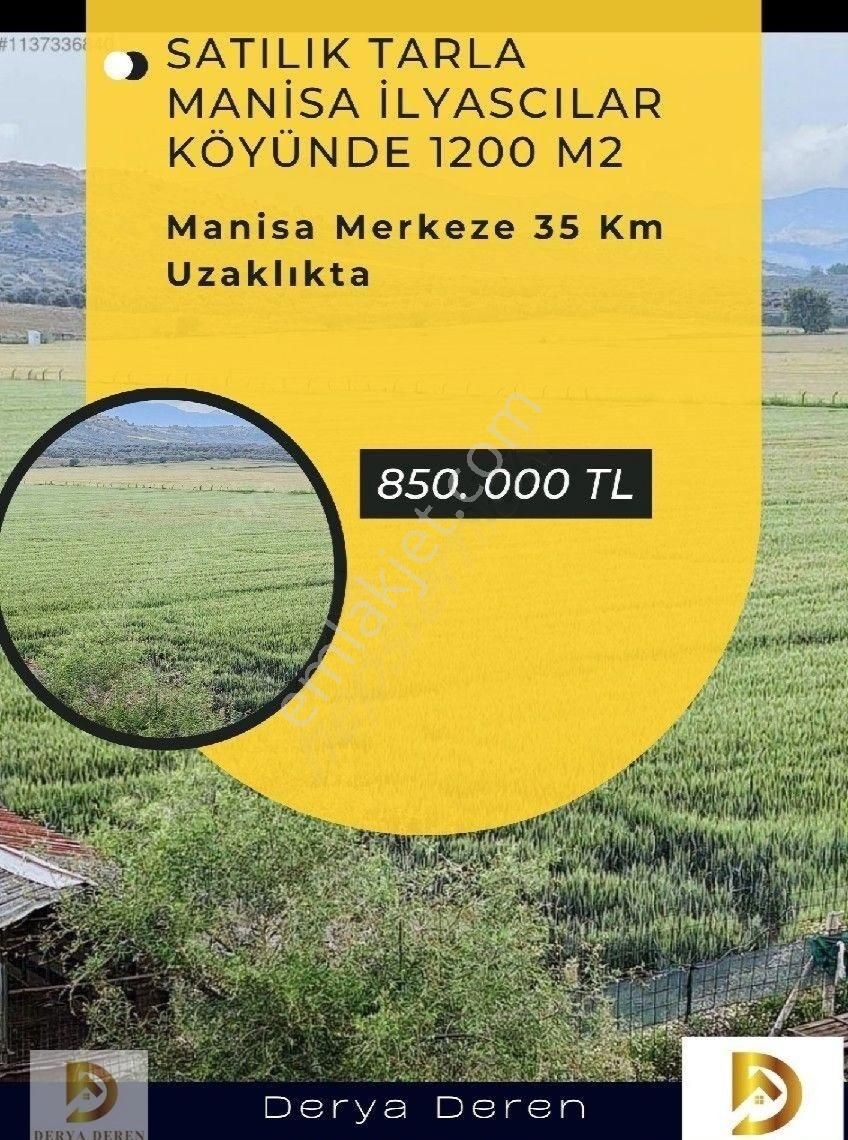 Yunusemre İlyasçılar Satılık Tarla Satılık Tarla Manisa Yunusemre İlyasçılar Köyü'nde 1200 M2