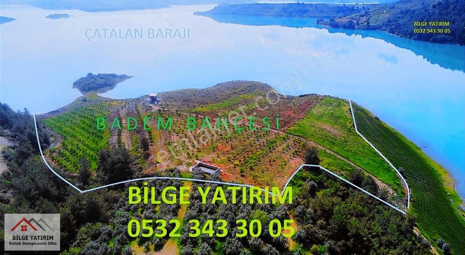 Karaisalı Tümenli Satılık Bağ & Bahçe Adana-karaisalı-çatalan Barajına Sıfır 45 Dönüm Badem Bahçesi