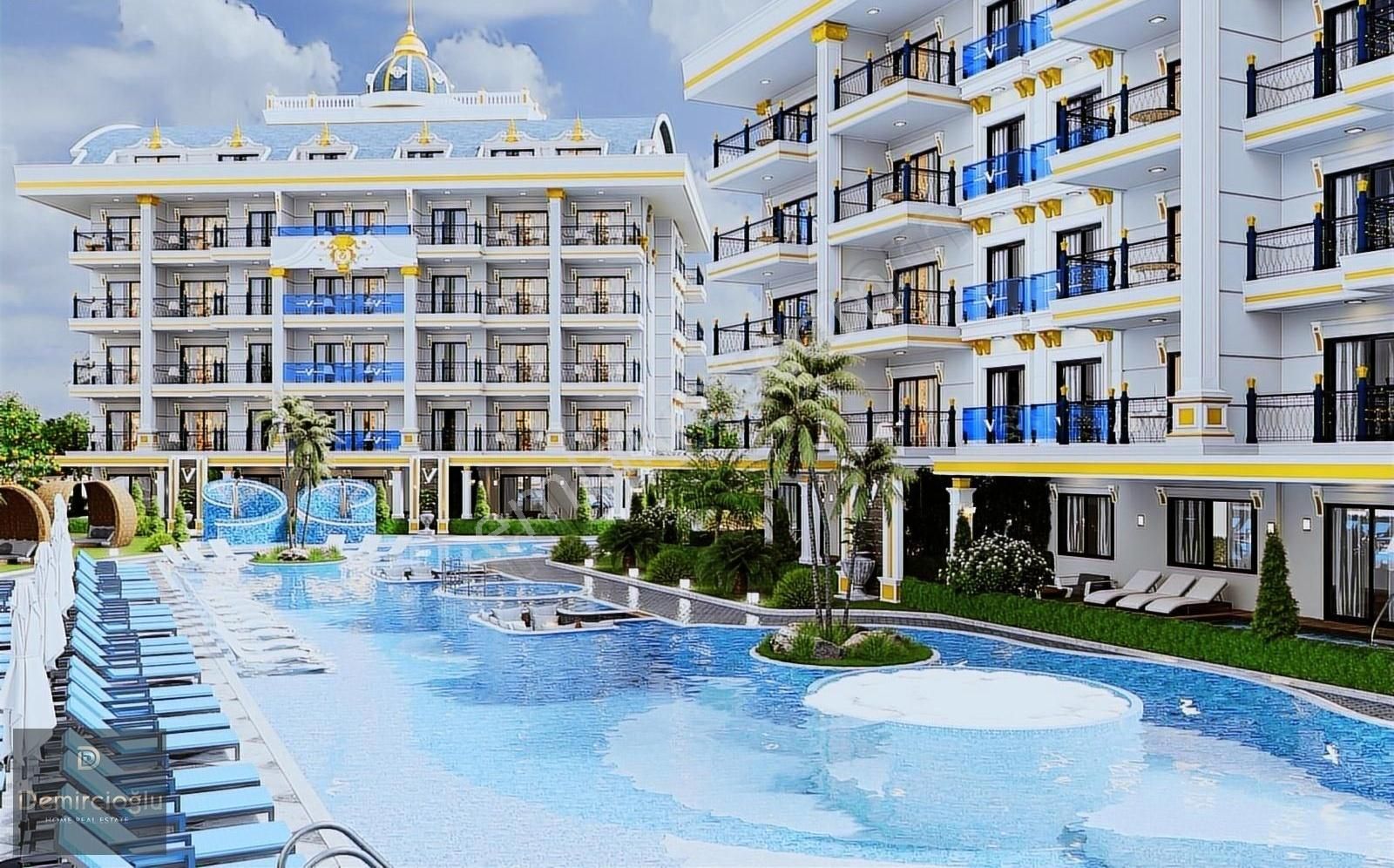 Alanya Oba Satılık Daire Alanya Oba'da Lüx Projeden Satılık 12 Ay Taksitli 1+1 Daire