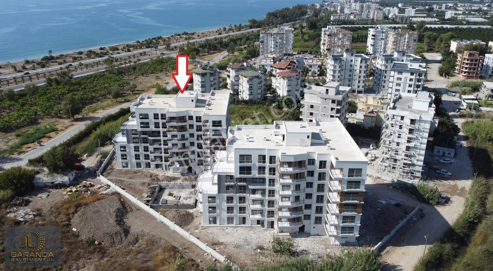 Finike Hasyurt Satılık Daire Finike Sahilde Lüks Projede Deniz Manzaralı Satılık 1+1 Rezidans