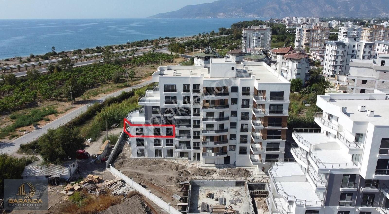 Finike Hasyurt Satılık Daire Finike Sahilde Lüks Projede Deniz Manzaralı Satılık 2+1 Rezidans