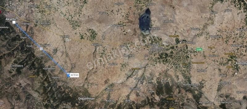 Doğanhisar Yazır Satılık Tarla Doğanhisar Yazır'da Arsa Olmaya Namzet Asfalt Cepheli 1045m2