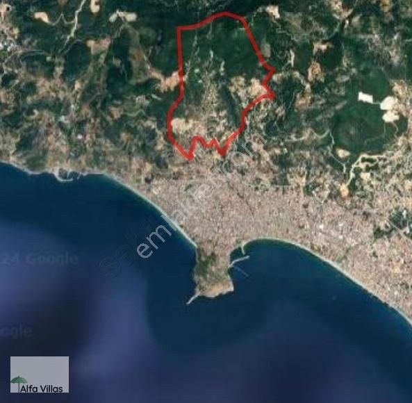 Alanya Tepe Satılık Konut İmarlı Full Deniz Manzaralı 25 Dönüm Villa Arsaları/yarı Fiyatının Altı