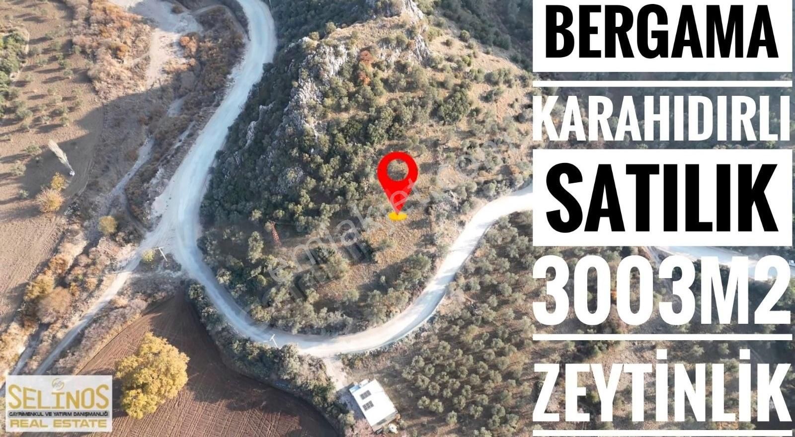 Bergama Cevaplı Satılık Zeytinlik Karahıdırlı Köyünde 3000 M2 Zeytinlik(araç Takasına Açık)