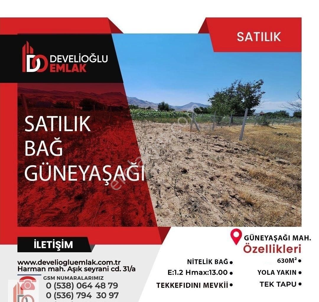 Develi Güneyaşağı Satılık Bağ & Bahçe Güneyaşağı Mah. Tekkefıdını Merkeze Yakın Satılık Bağ