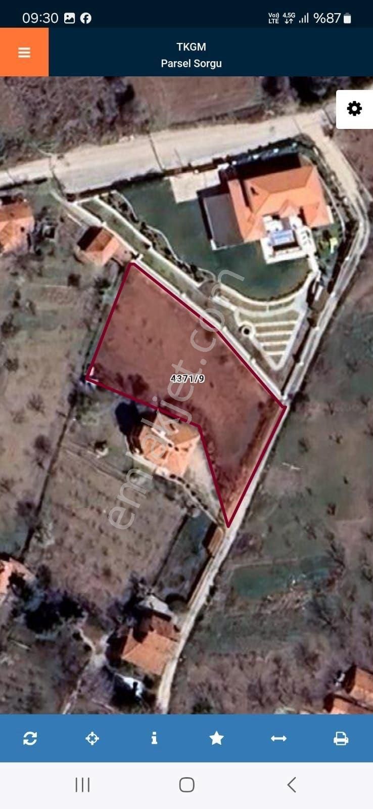 Ayarık Bağlarında 2 Kat İmarli Villa Arsası