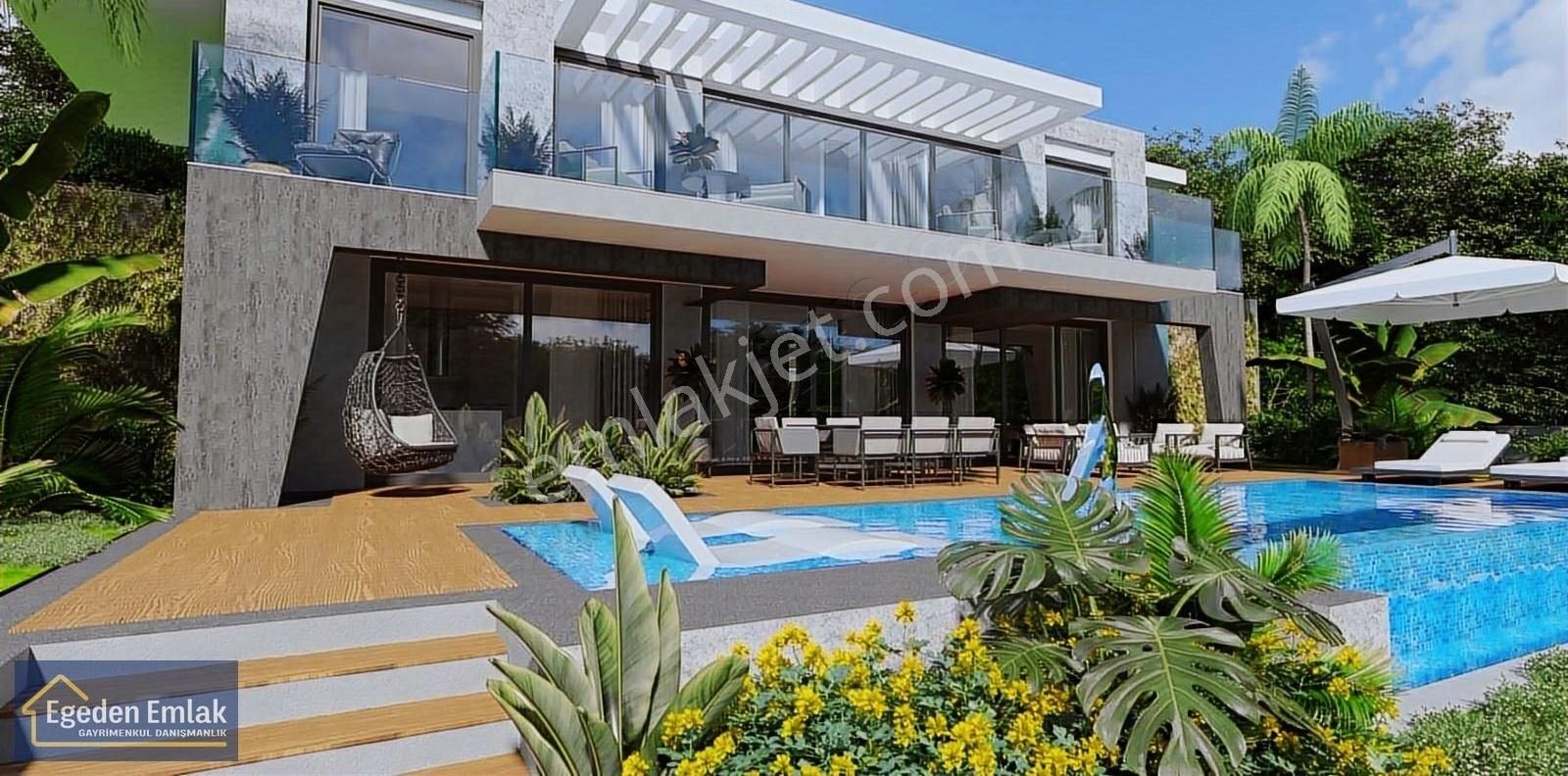 Marmaris Turunç Satılık Villa Egeden Emlak Marmaris Deniz Manzaralı Satılık Müstakil Villalar