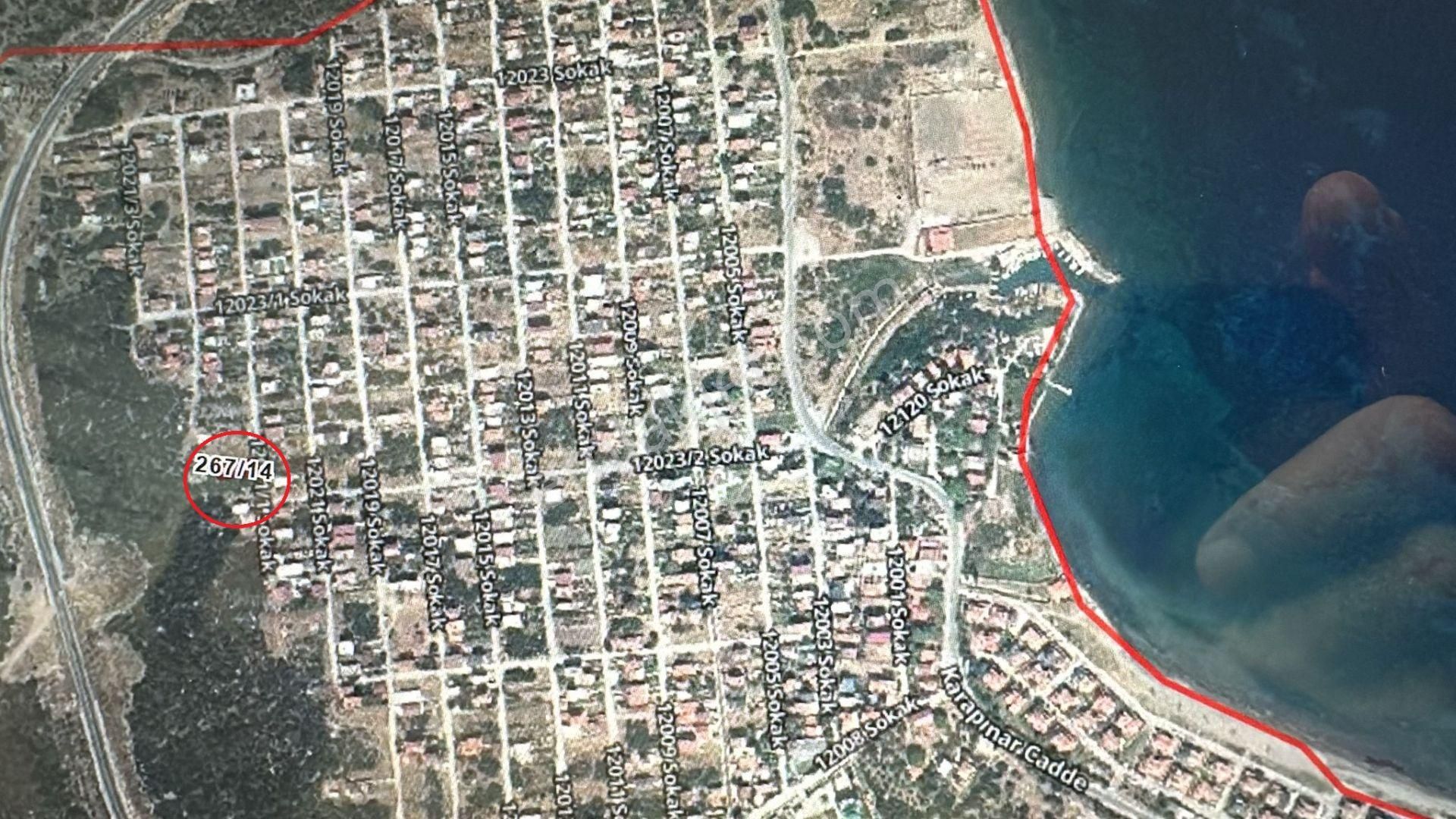 Urla Gülbahçe Satılık Konut İmarlı A24 Site Emlak;urla Gülbahçe Karapınar Da Deniz Manzaralı Arsa.