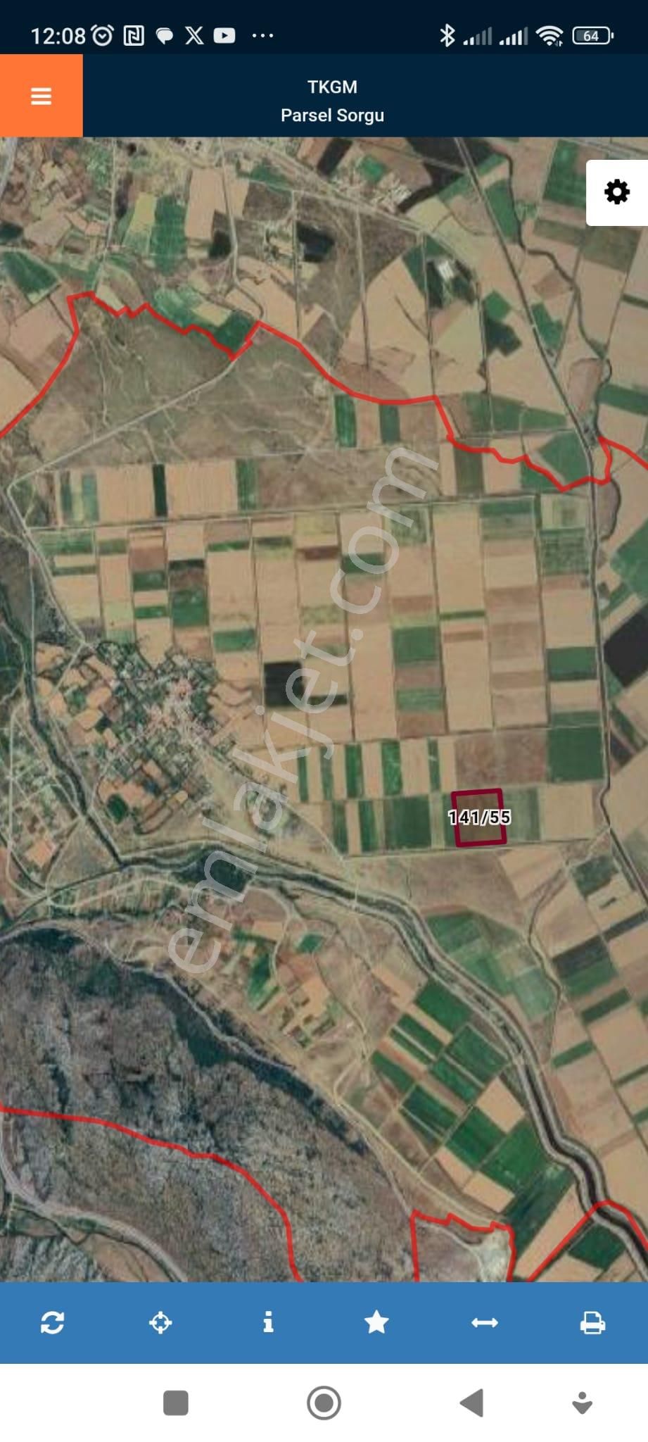 Seydişehir Taşağıl Satılık Tarla Taşağıl Da 50.687 M2 Sulak Tarla. Yol Su Mevcut.141/55