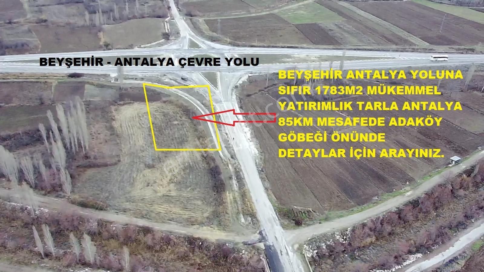 Beyşehir Adaköy Satılık Bağ & Bahçe Selçuklu Gayrimenkulden Antalya Yolu Üzeri Satılık Bahçe