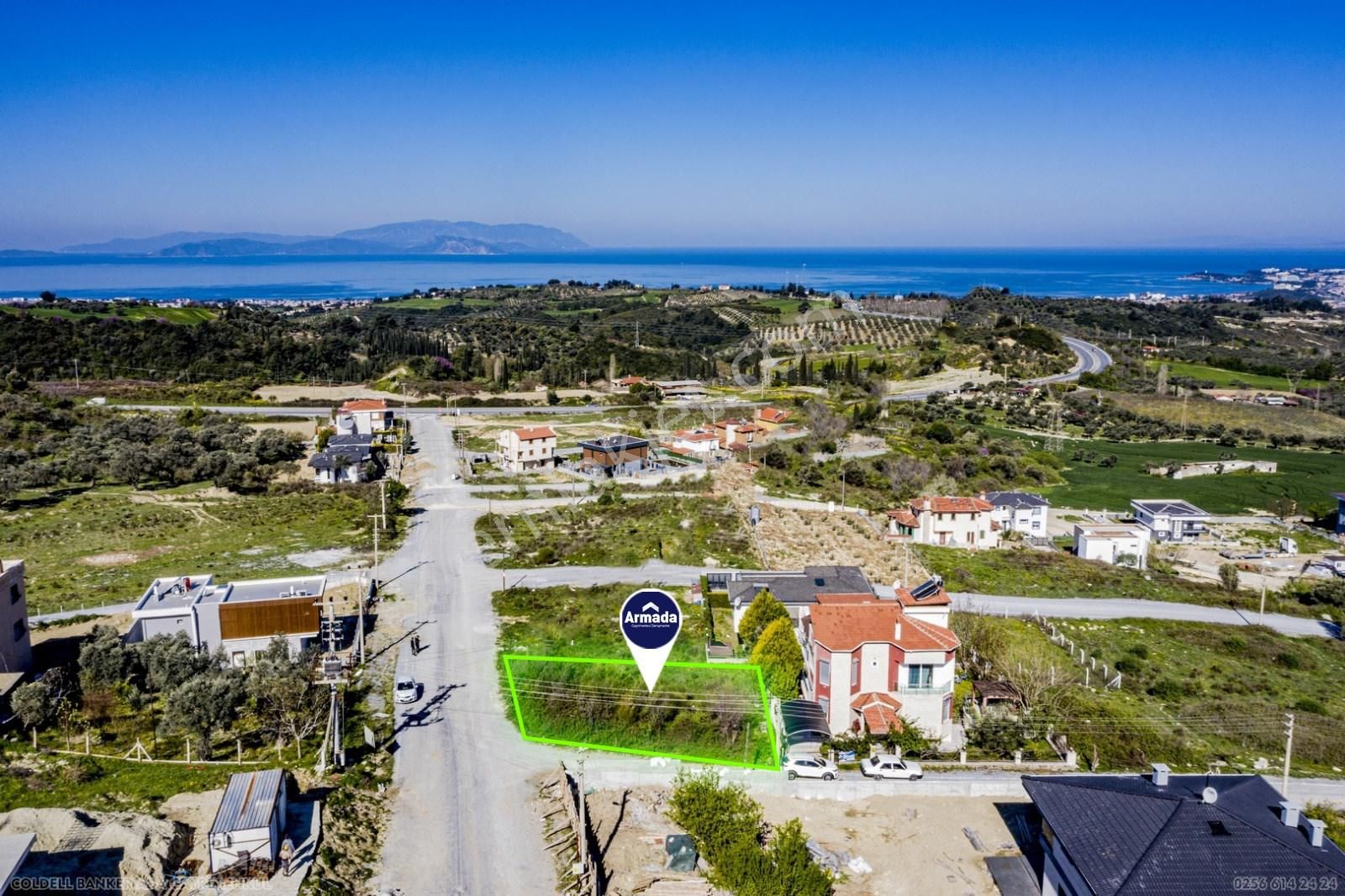 Kuşadası Yaylaköy Satılık Konut İmarlı Kuşadasının En Havadar Lokasyonunda Müstakil Parsel Villa Arsası