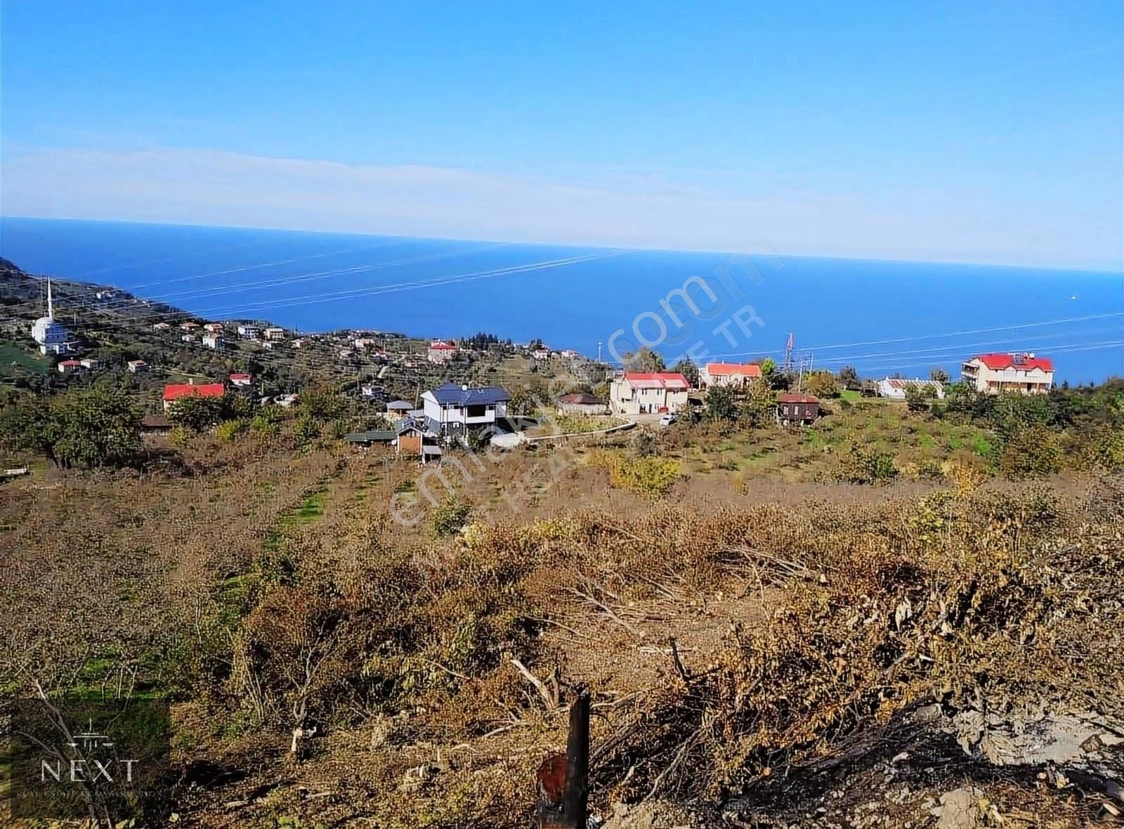 Akçaabat Mersin Satılık Tarla Mersinde Muhteşem Manzaralı Villalık Arsa