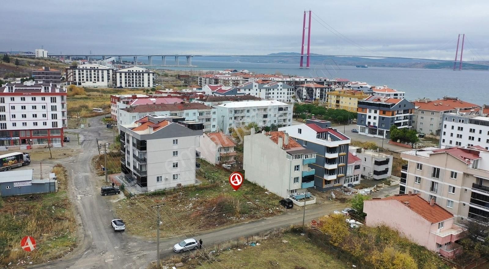 Lapseki Gazi Süleyman Paşa Satılık Konut İmarlı Lapseki Merkez, Yeni Kordon Mevkii, 2 Adet, 4 Kat İmarlı Arsa