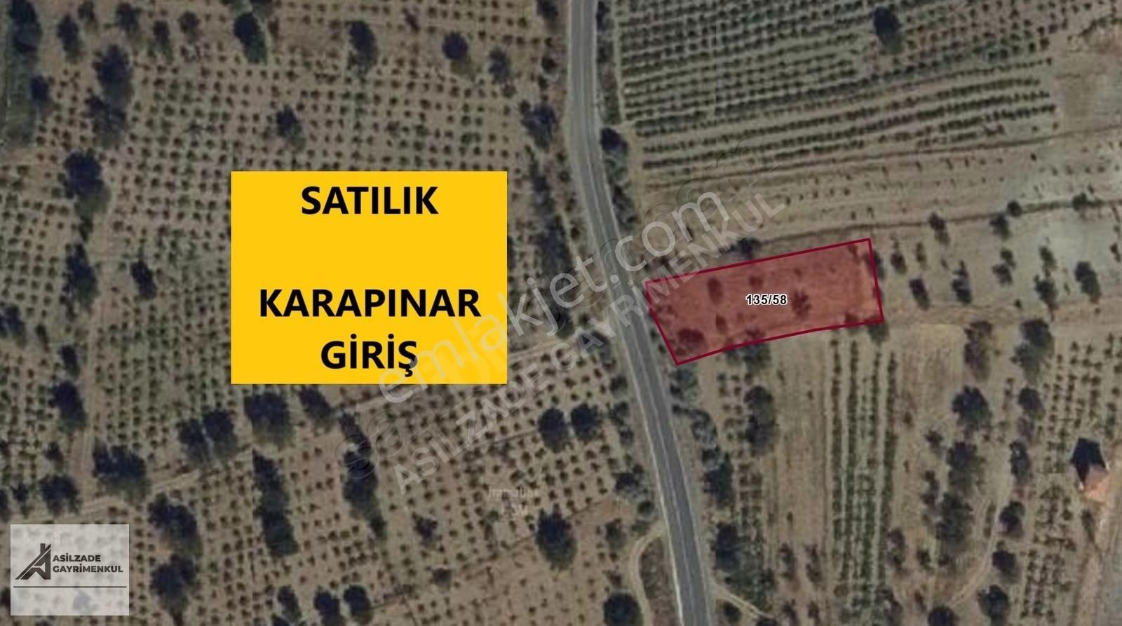 Acıgöl Karapınar Bld. (Bahçeli Evler) Satılık Tarla Asilzade ' Den Karapınar'da Satılık Tarla 1200 M2