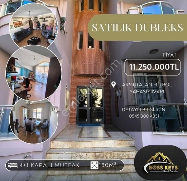 Marmaris Armutalan Satılık Daire Emsallerinden Geniş,güzel Ve Uygun 4+1 Ebeveyn Banyolu Dubleks