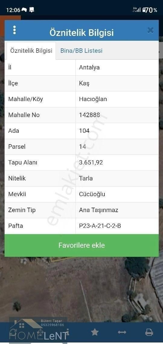 Hacı Oğlan Mevkii Satılık Arazi. - Görsel 3