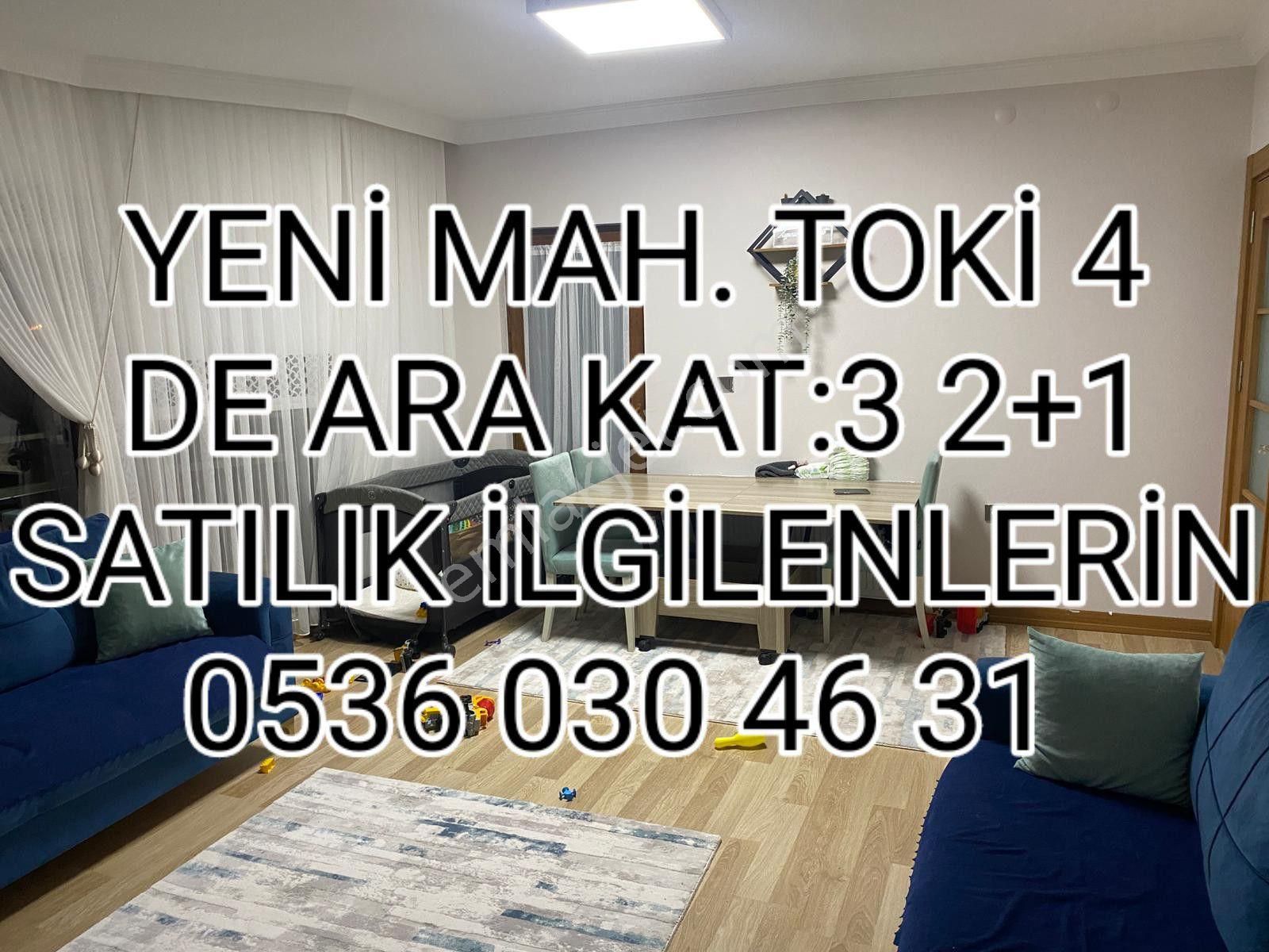 Suluova Yeni Satılık Daire Yeni Mahalle Saray Düzü Toki 4. Evleri Ara Kat .(3 ) Site İçerisinde 2+1