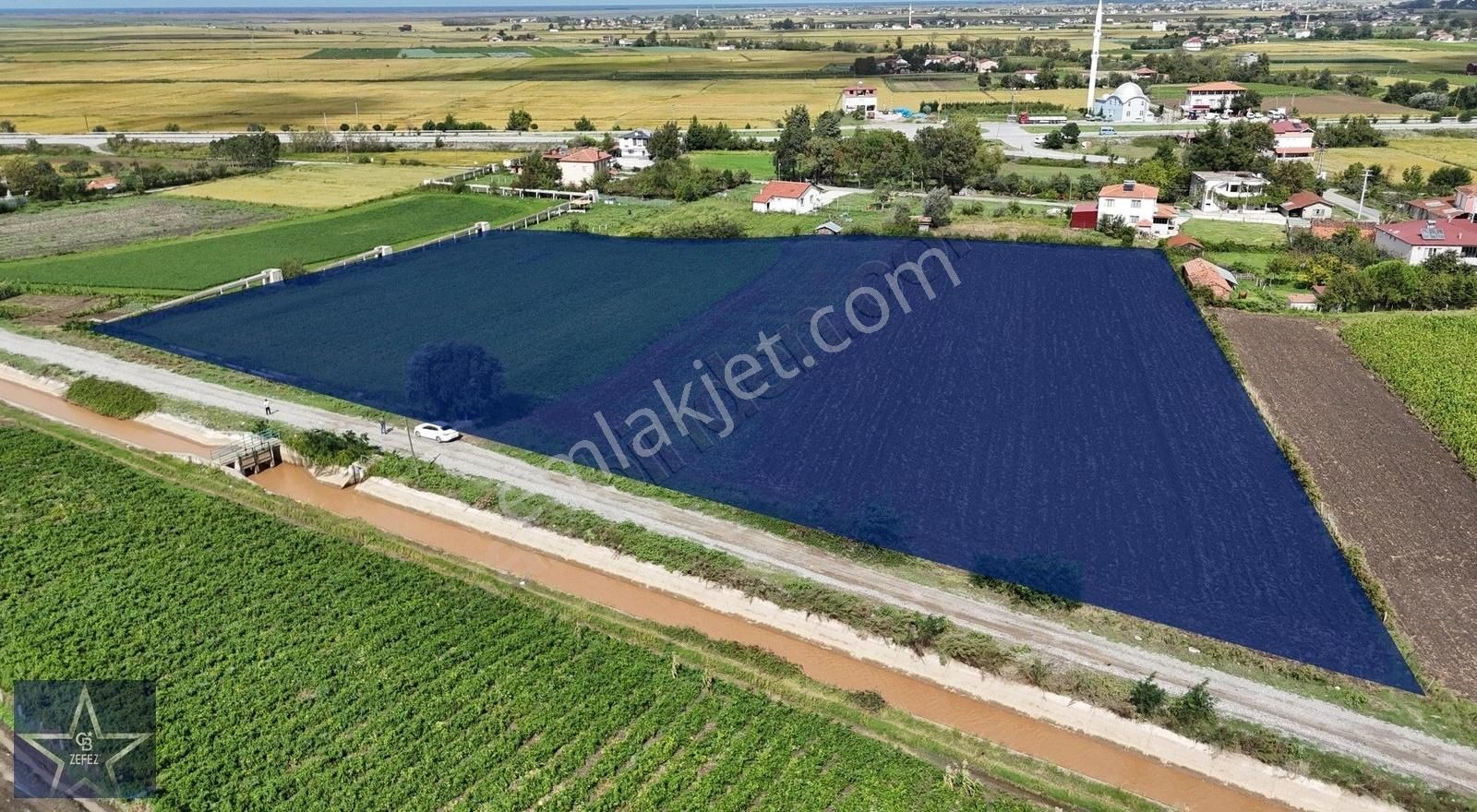 Alaçam Yukarısoğukçam Satılık Tarla Anayola Yakın Satılık Arsa