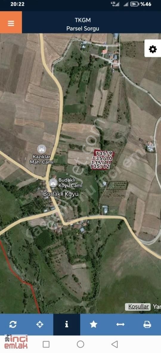 Daday Budaklıda Tamamı Yerleşik Alanda Ev Yapılabilir 5004 M2