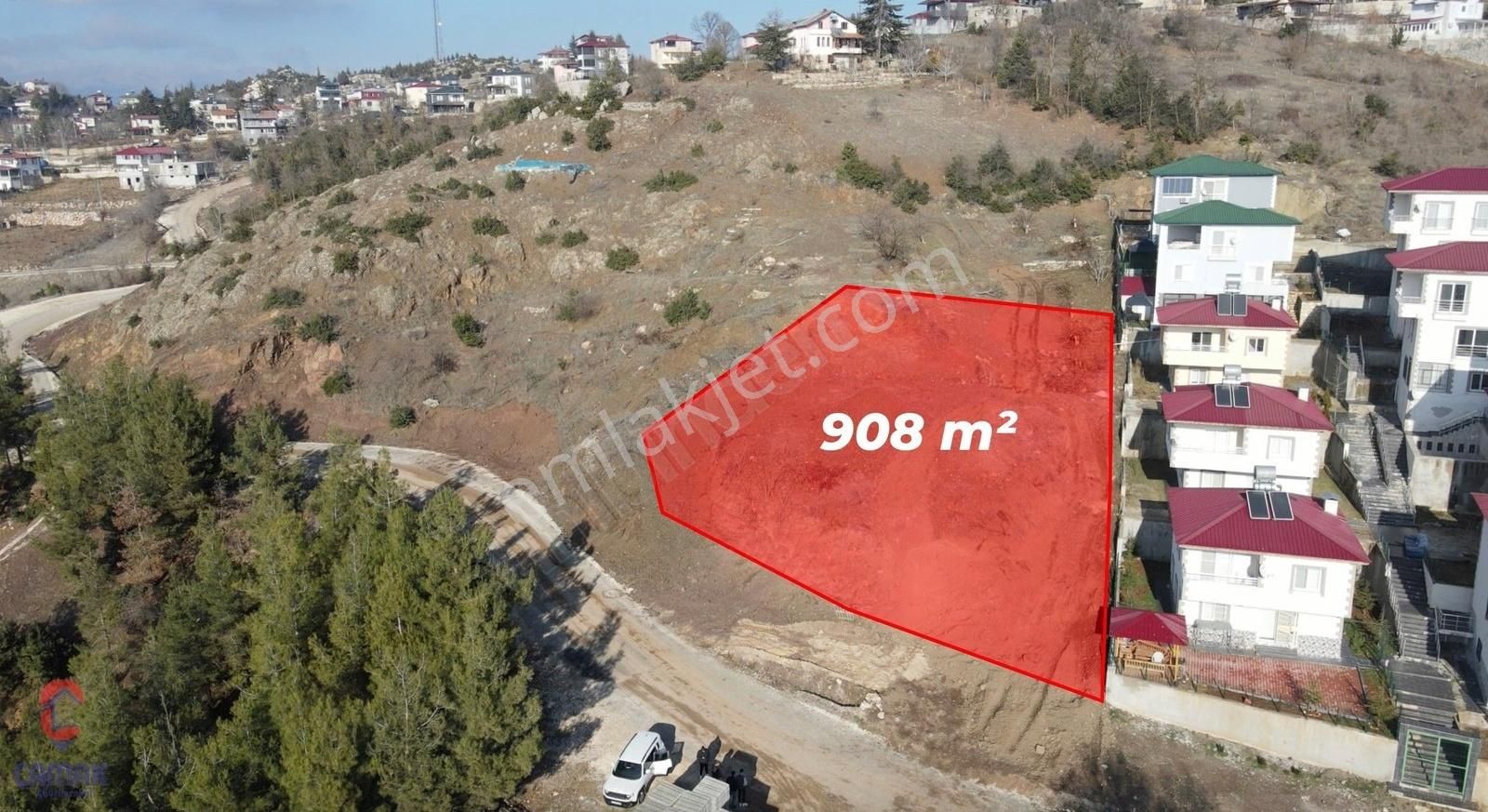 Toroslar Gözne Satılık Konut İmarlı Çamak'tan Gözne Mah. Muhteşem Manzaralı 908 M² İmarlı Arsa