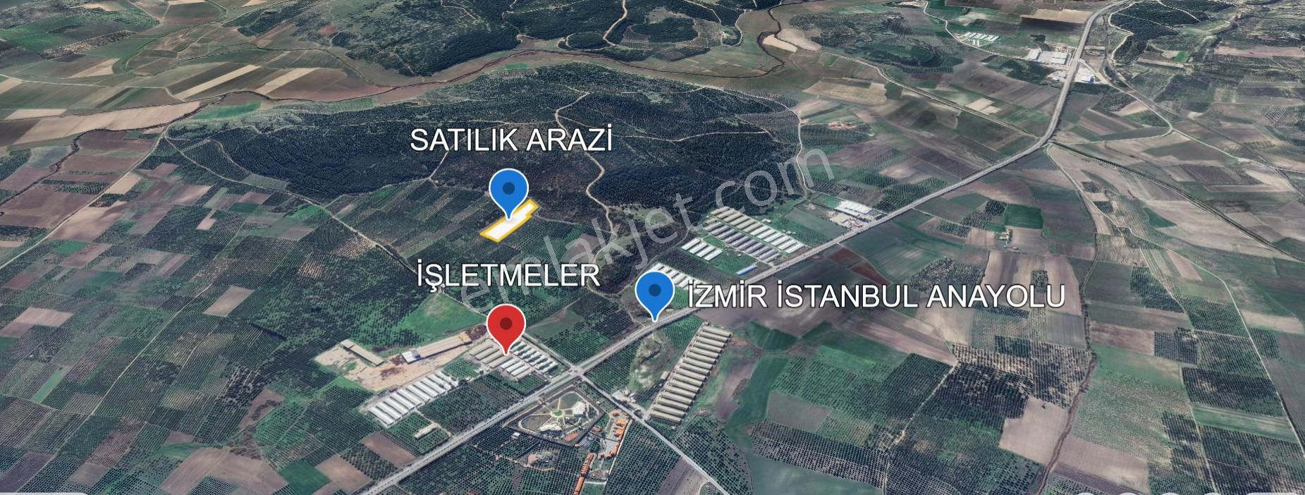 Akhisar Kapaklı Satılık Tarla Manisa Akhisar Kapaklı'da 14.750 M2 Yola Cepheli Satılık Tarla