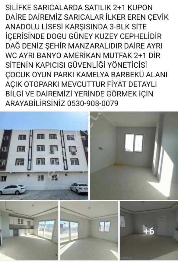 Silifke Sarıcalar Satılık Daire Sarıcalar Site İçerisinde Satılık 2+1 Kupon Daire