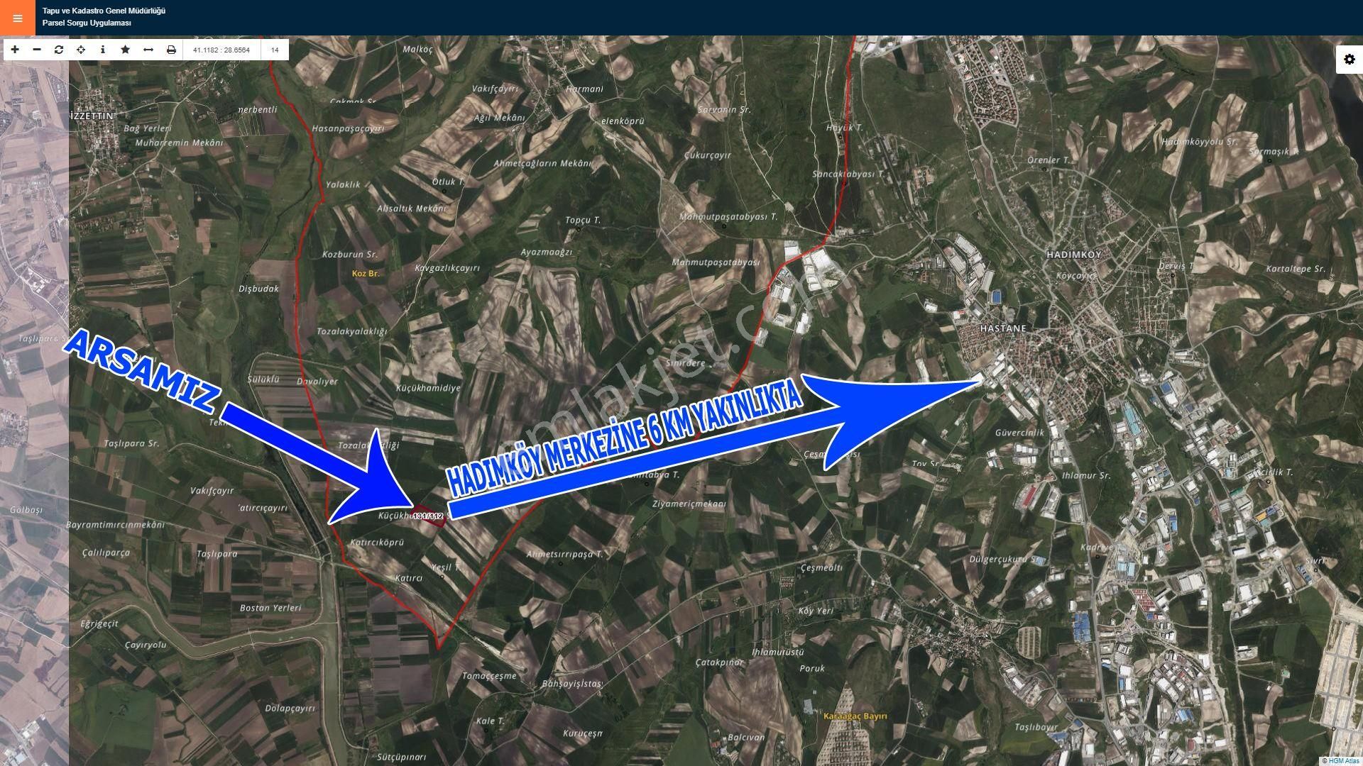 Çatalca Nakkaşta Satılık Arsa , 830 M2 Hisseli Yolu Var - Görsel 5