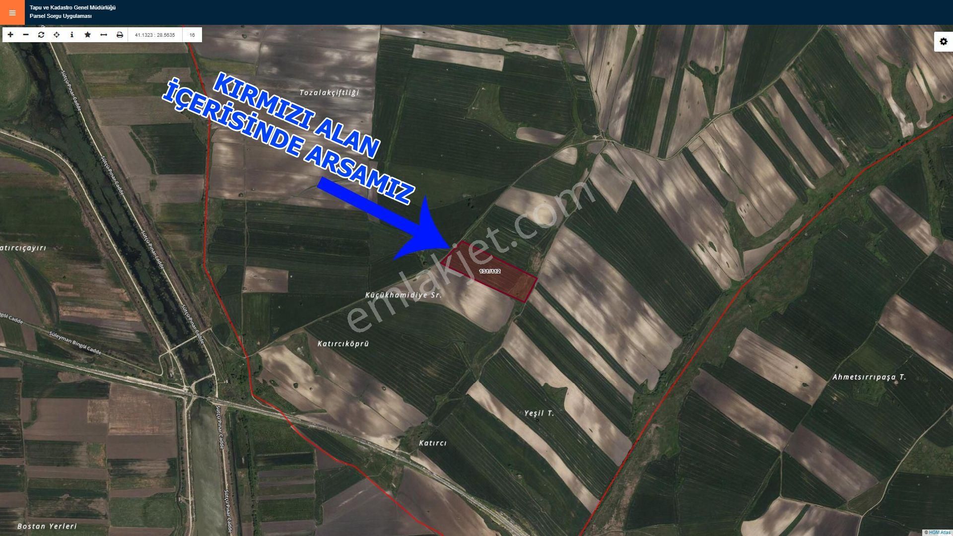 Çatalca Nakkaşta Satılık Arsa , 830 M2 Hisseli Yolu Var - Görsel 6