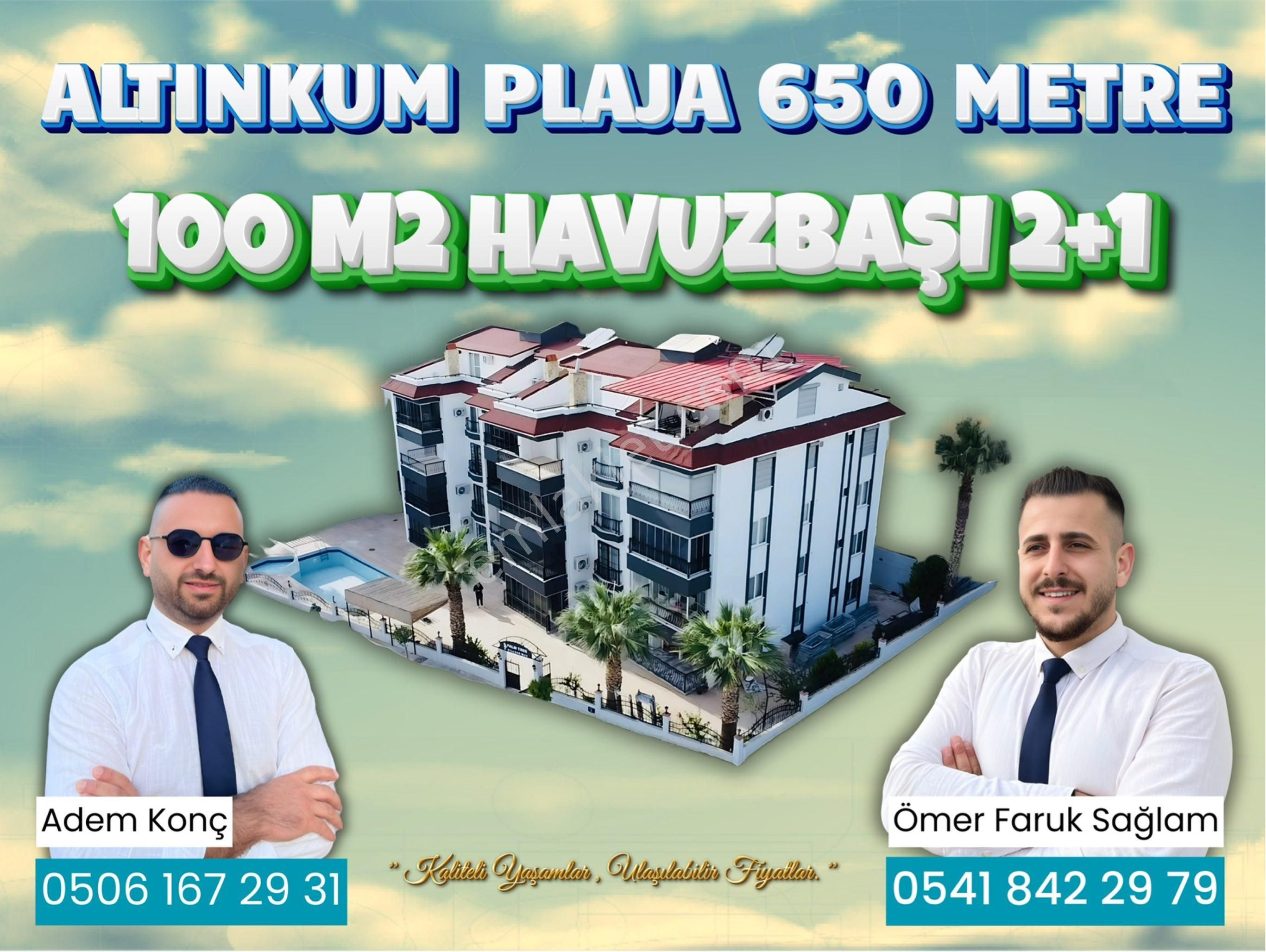 Didim Altınkum Satılık Daire 🔔altınkuma 650 M 100 M2 Havuz Başı Harika Daire👇