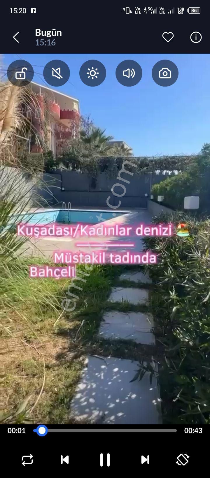 Kuşadası Kadınlar Denizi Satılık Daire Kuşadası Kadınlar Denizi Mevkii Satılık Fırsat Daire