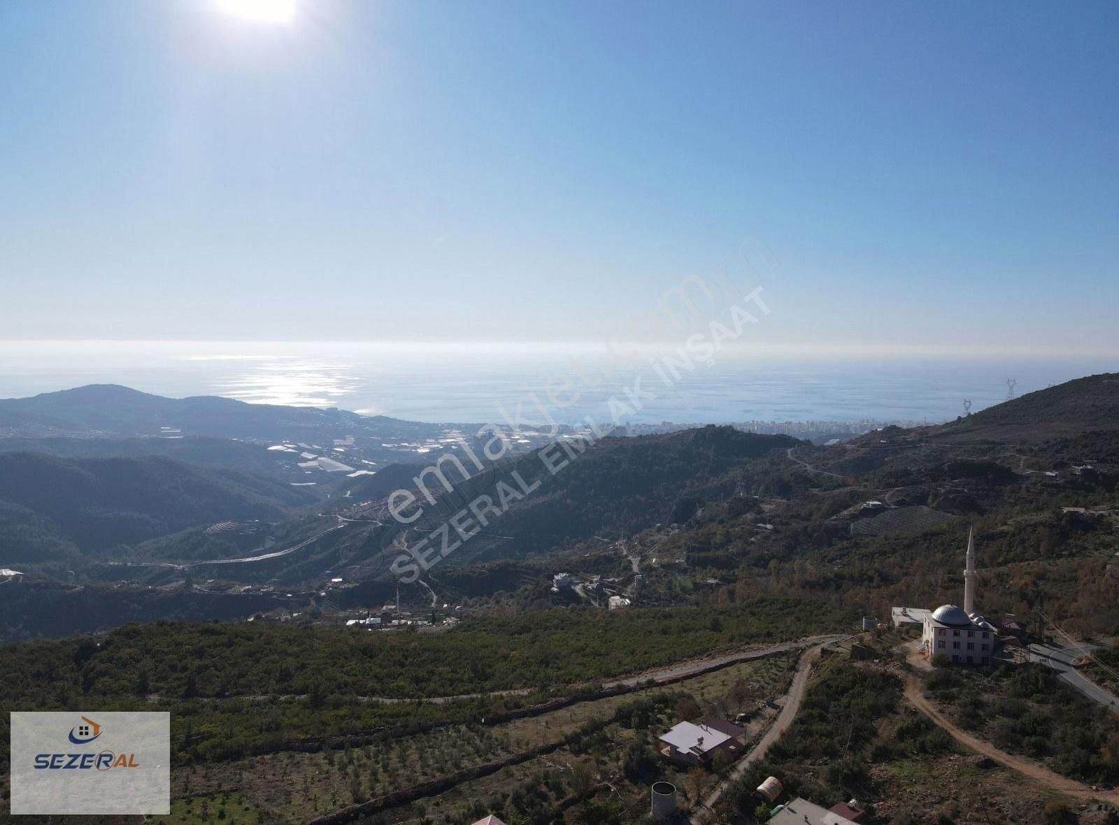 Alanya Gözüküçüklü Satılık Tarla Deniz Ve Doğa Manzaralı Muhteşem Arsa