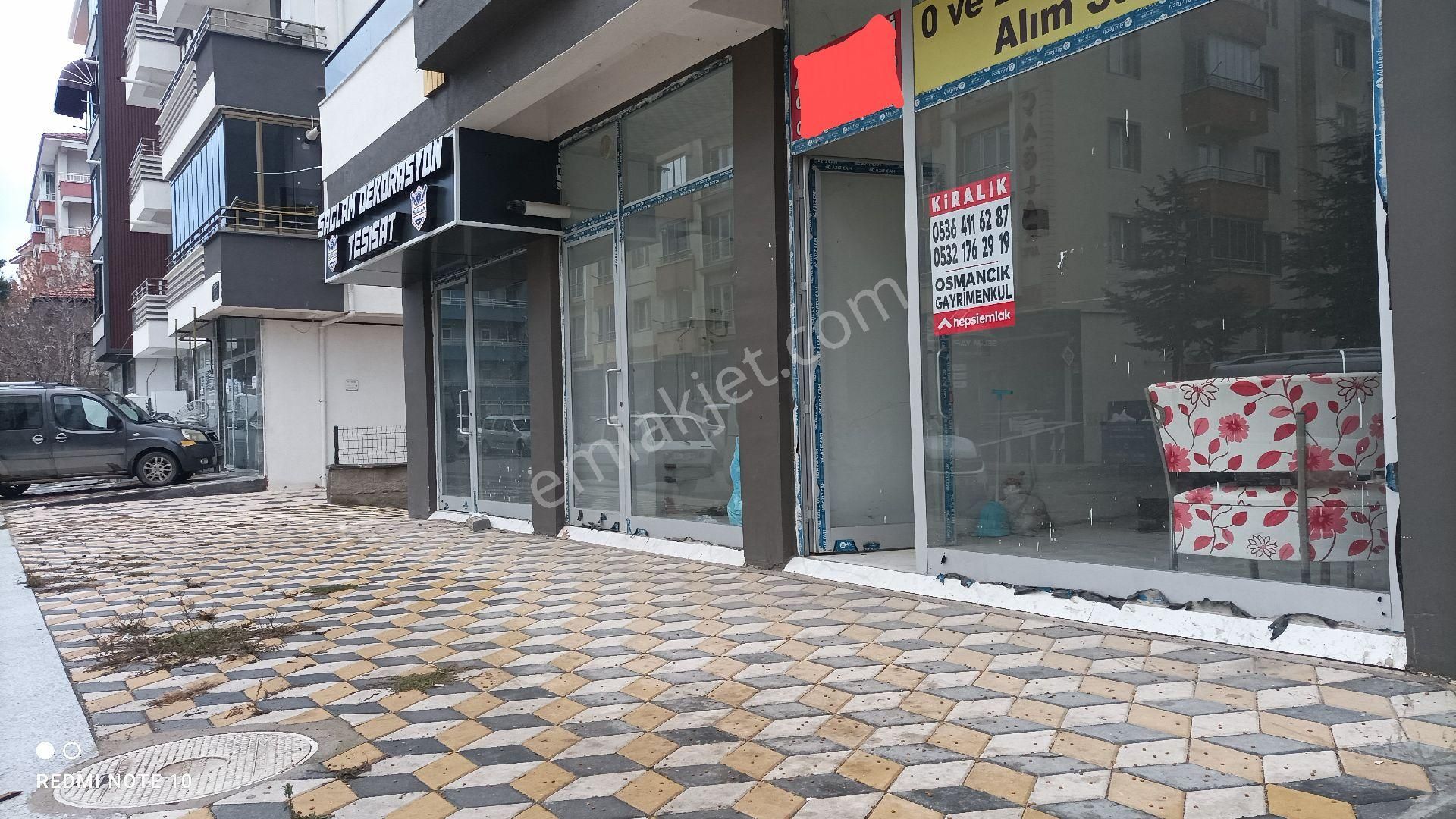 Osmancık Yeni Kiralık Müstakil İşyeri Paylaş Kazan Osmancık Yeni Mahallede Geniş Ferah 55m2 Wc,li Giriş.kat Dükkan