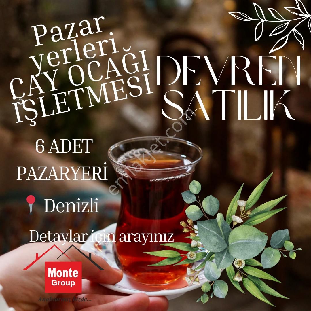 Pamukkale Deliktaş Devren Genel Monte Den _devren Satılık_6 Adet Pazaryeri Çay Ocağı İşletmesi