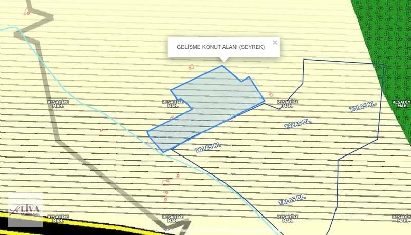 Talas Reşadiye Satılık Bağ & Bahçe Liva'dan Reşadiye'de 479 M² Bağ