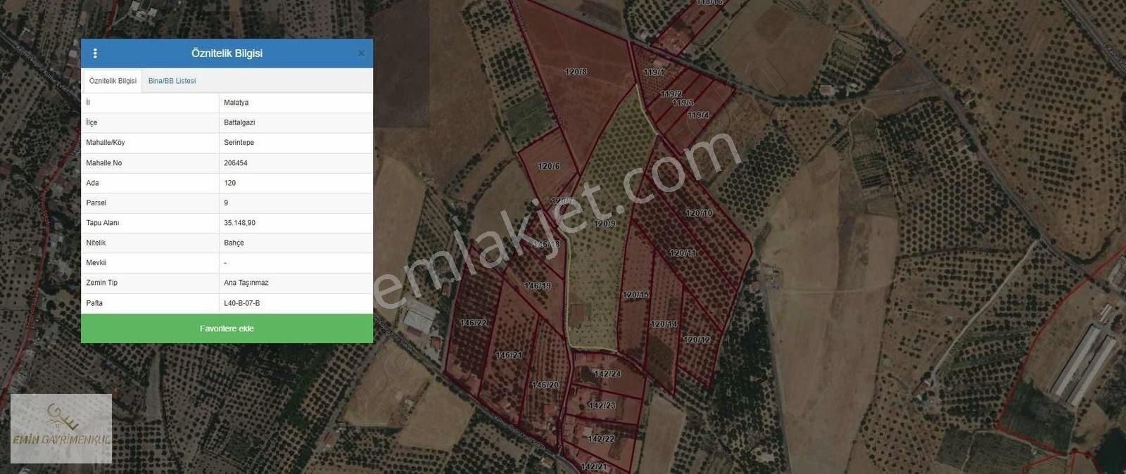 Battalgazi Serintepe Satılık Bağ & Bahçe $$ Malatya'da Hazır Çiftlik Ve Gelir Getiren Kayısı Bahçesi $$