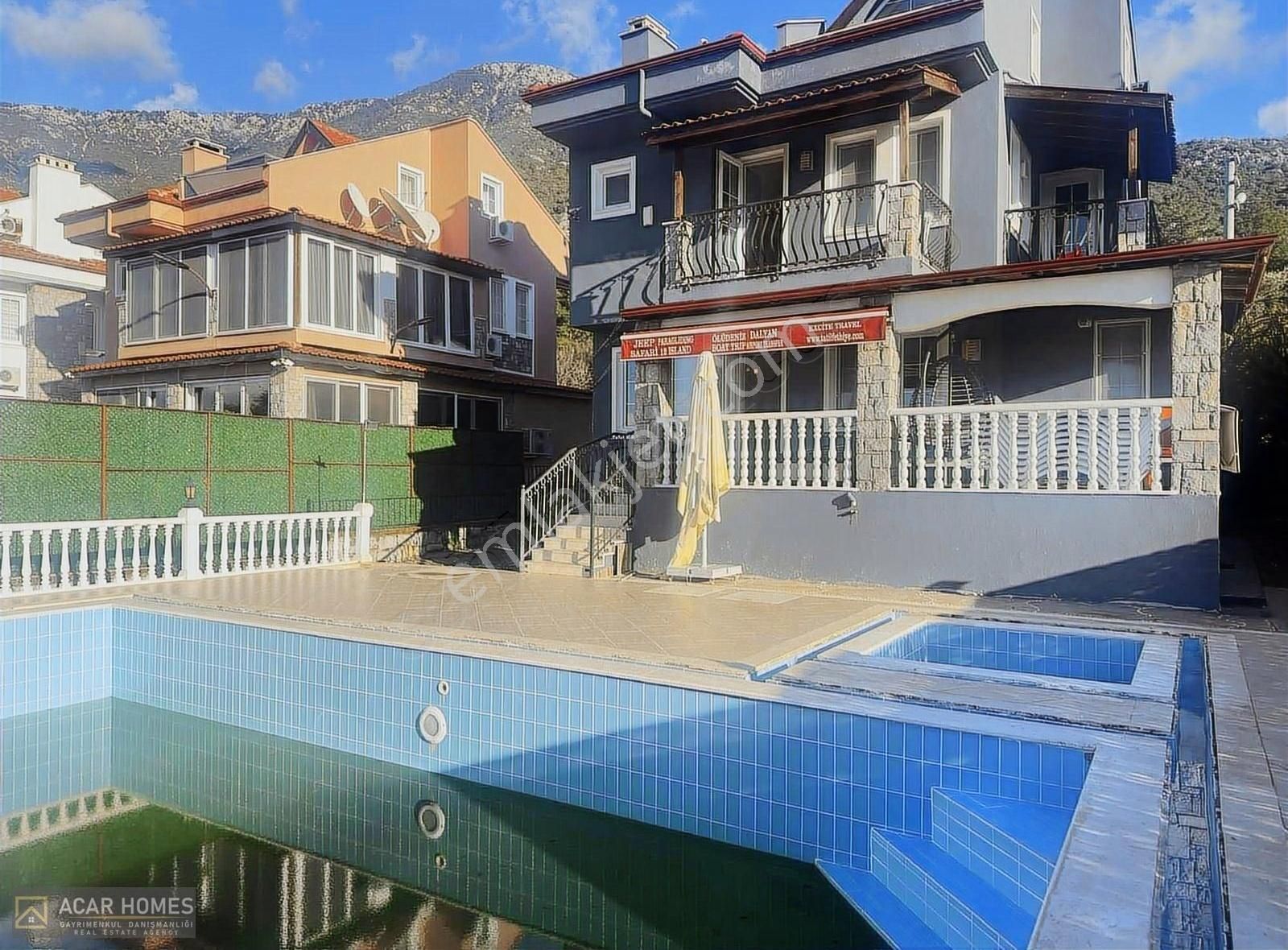 Fethiye Ölüdeniz Satılık Villa Fethiye Ovacıkta 500 M2 Arsa İçinde 5+1 Müstakil Villa