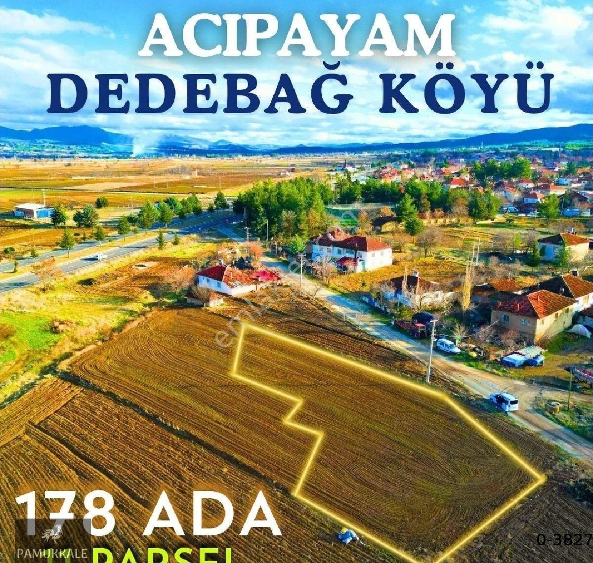 Acıpayam Dedebağı Satılık Tarla ☘️ İmar Dibinde Satılık Fırsat Tarla ☘️