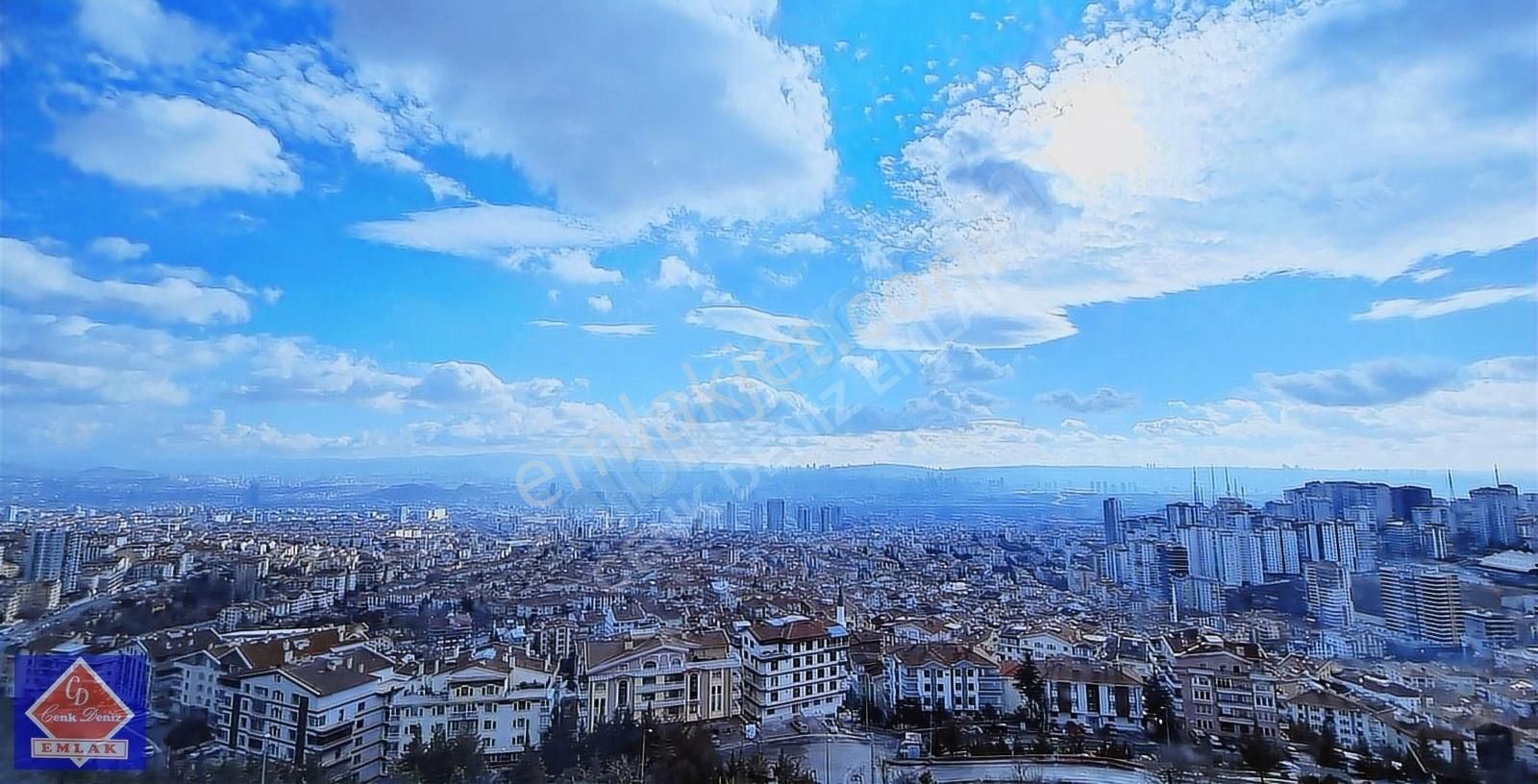 Keçiören Etlik Satılık Daire Panoramik Şehir Manzaralı 2 Bloklu Sitede Teras Balkonlu 3+1