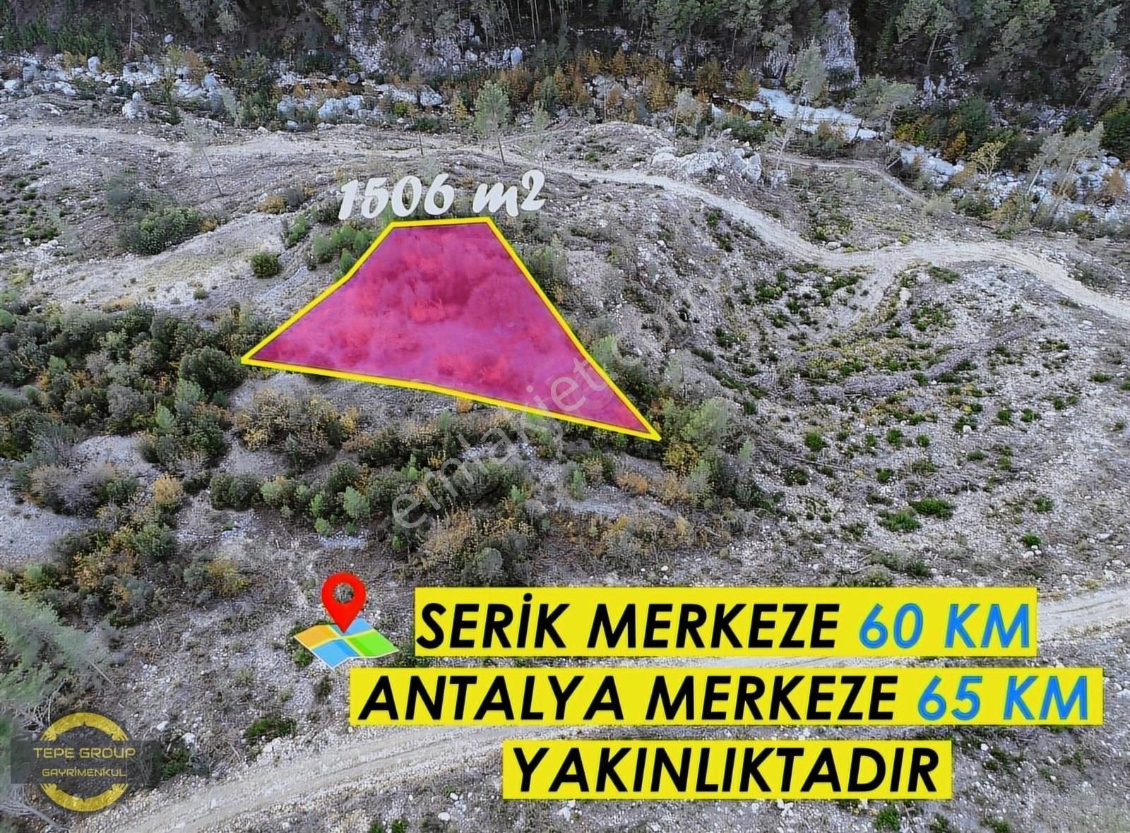 Serik Hasdümen Satılık Tarla Antalya Serik Hasdümen 1506 M2 Tek Tapu Satılık Tarla