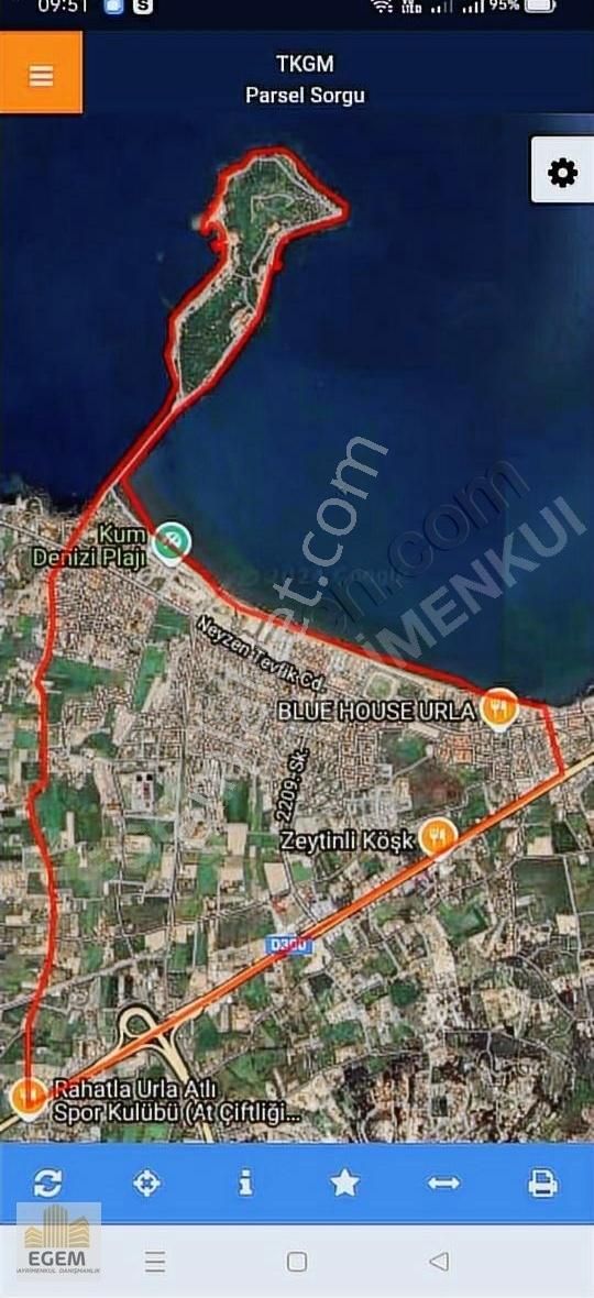 Urla Atatürk Mah Satılık Kazısı Yapılmış Arsa - Görsel 2