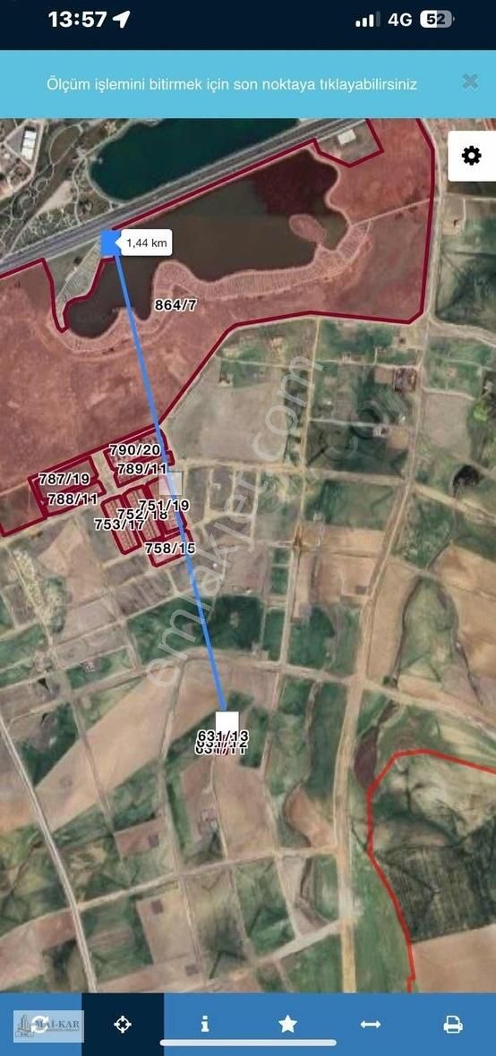 Tek Tapu Arsa 600 M2 Tel Örgülü - Görsel 10