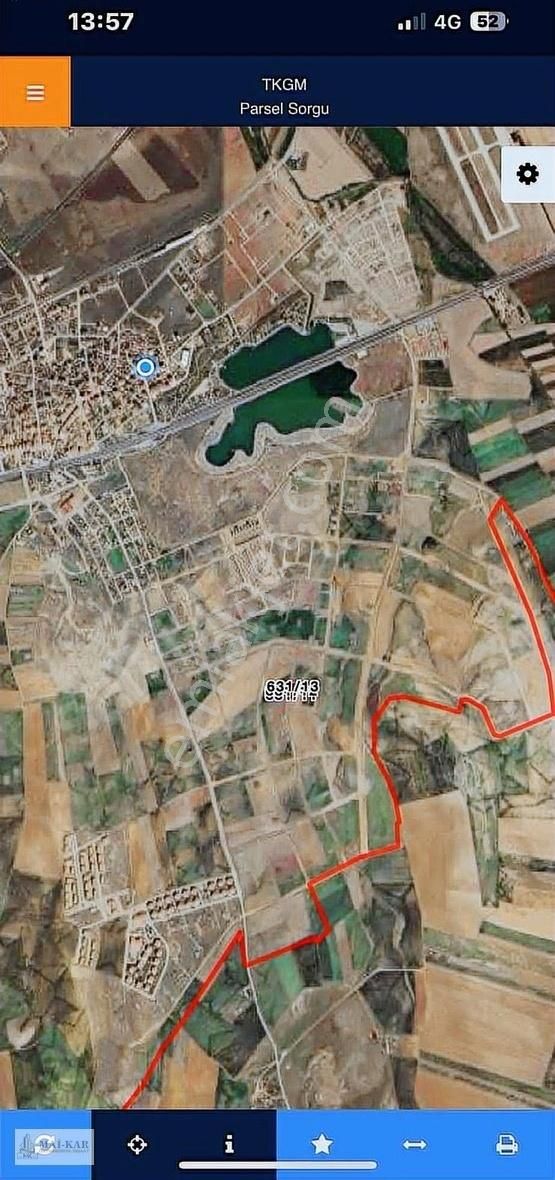 Tek Tapu Arsa 600 M2 Tel Örgülü - Görsel 9