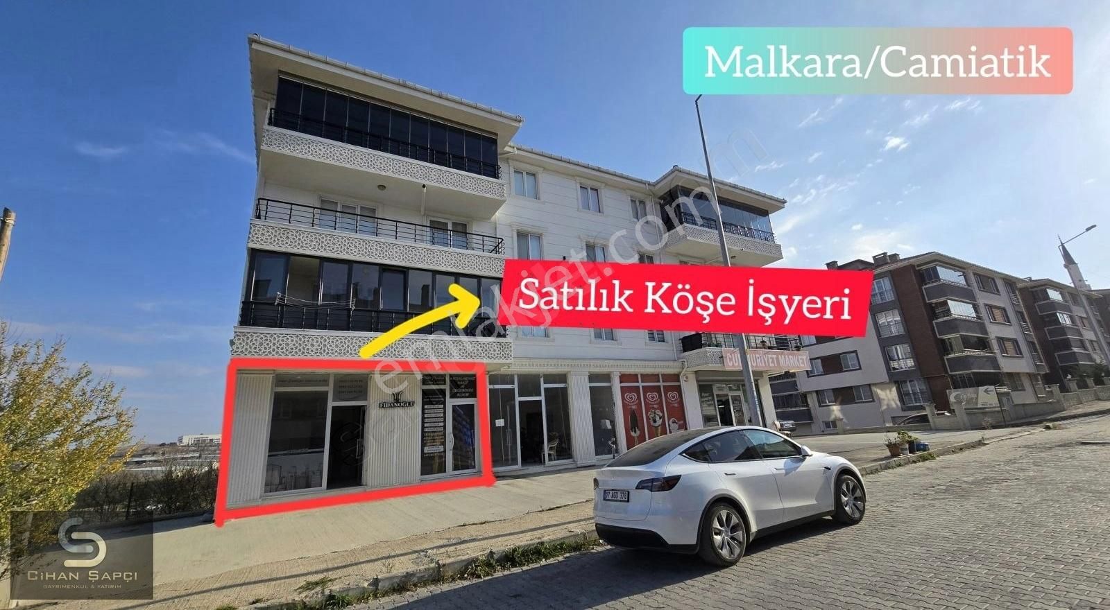 Malkara Cami Atik Satılık Ofis Cihan Şapçı G&y; Cadde Üzeri Düz Ayak Satılık Köşe İşyeri..!